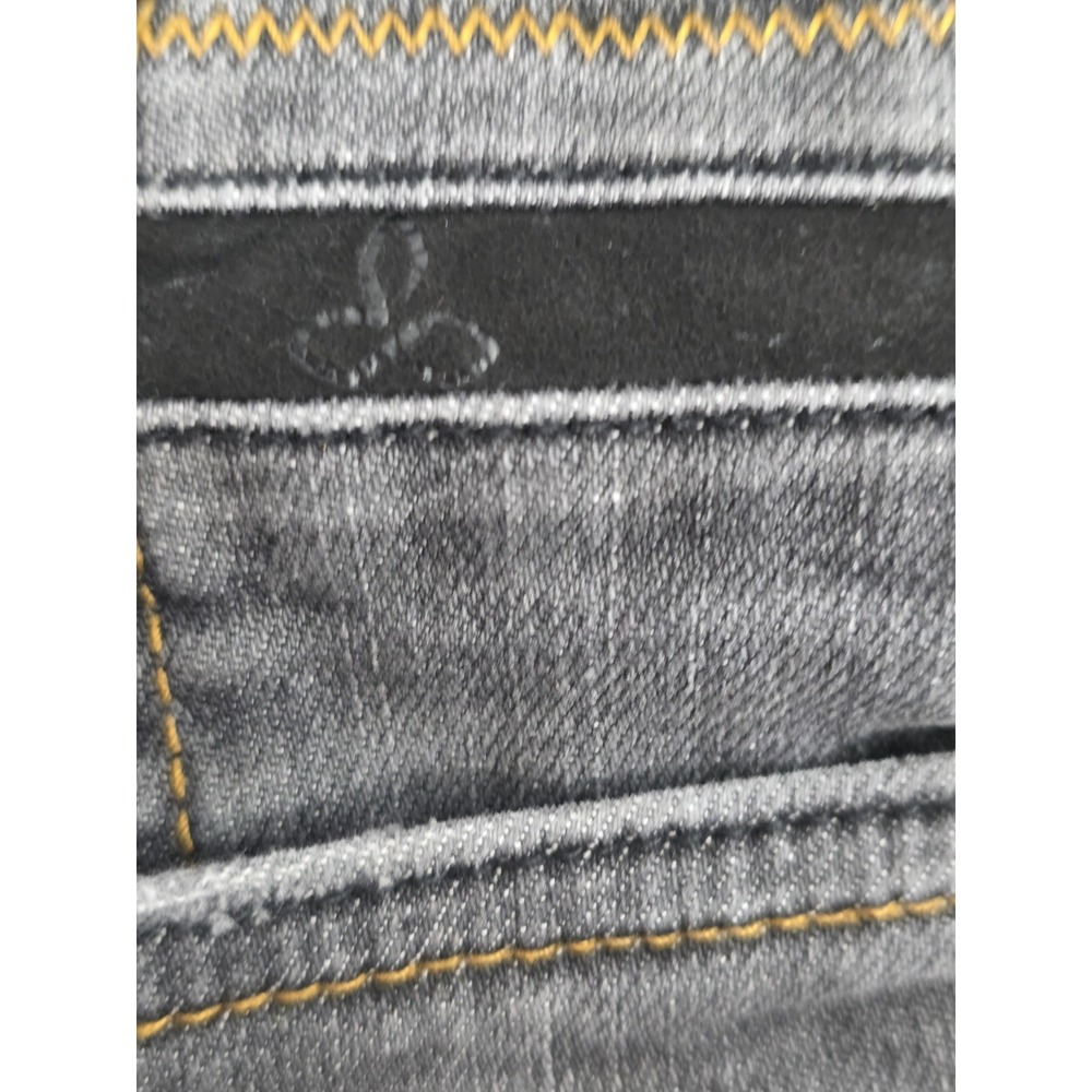 Prana Jeans Mens 34x32 Gray Bridger Straight Leg Washed Organic Cotton Outdoors - Picture 8 of 12
